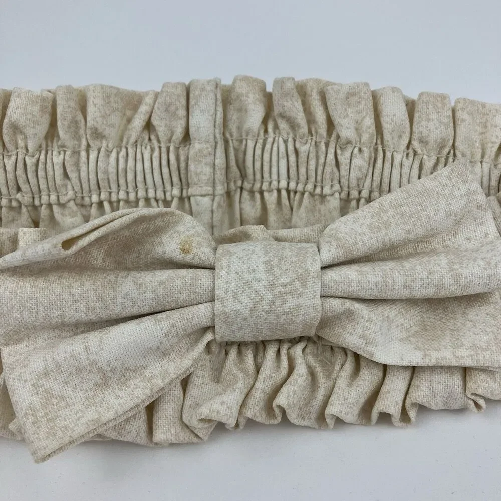 Longaberger Sandstone Medium Circular Basket Garter Liner | 8